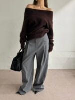 [Premium] Angora Off-shoulder Knit - Image 23