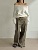 [Premium] Angora Off-shoulder Knit - Image 27