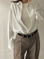 [Premium] The Chic Easy Stripes Shirt - Image 11