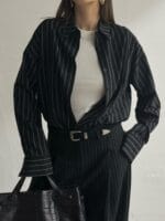 [Premium] The Chic Easy Stripes Shirt - Image 12