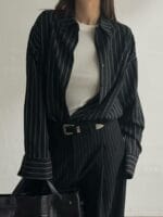 [Premium] The Chic Easy Stripes Shirt - Image 17