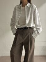 [Premium] The Chic Easy Stripes Shirt - Image 21