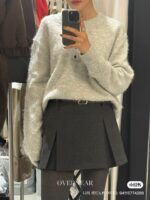 [Premium] 30% Alpaca Oversized Knit - Image 5