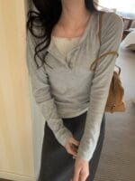 [Premium] Layered Henley Tops - Image 7