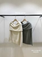 [Premium] Haze Off-shoulder Knit - Image 6