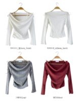Drape Ribbon Shoulder Knit - Image 20