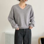 ANNIVERSARY! Fleeced Vneck Sweatshirt