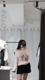 Ribbed Off Shoulder Knit - Image 13