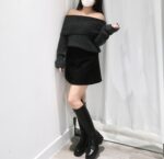 Ribbed Off Shoulder Knit - Image 23