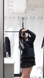 Side Stripes Vneck Sweater - Image 2