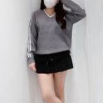 Side Stripes Vneck Sweater - Image 13