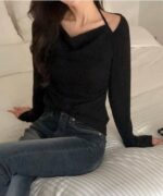 Fleeced Shirring Halter Knit - Image 7