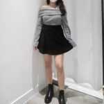 Gentle Mesh Offshoulder Knit - Image 10