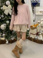 Textured Cable Knit Top - Image 17