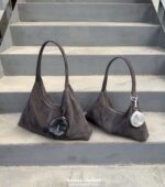Soft Suede Triangle Bag