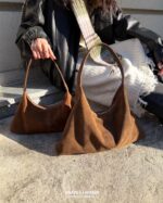 Soft Suede Triangle Bag - Image 2