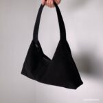 Soft Suede Triangle Bag - Image 3