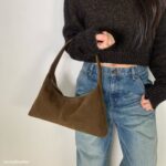 Soft Suede Triangle Bag - Image 6