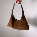Soft Suede Triangle Bag - Image 8