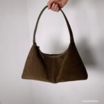 Soft Suede Triangle Bag - Image 10