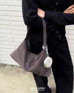 Soft Suede Triangle Bag - Image 11