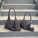 Soft Suede Triangle Bag - Image 14