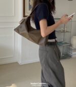 Soft Suede Triangle Bag - Image 17