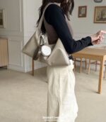 Soft Suede Triangle Bag - Image 18