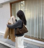 Soft Suede Triangle Bag - Image 24