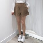 Corduroy A cut Shorts