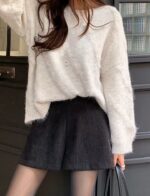 Corduroy A cut Shorts - Image 2