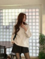 Corduroy A cut Shorts - Image 5