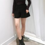 Corduroy A cut Shorts - Image 13