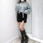 Corduroy Wrapped Split Skort - Image 10