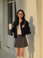 Basic Pleated Skorts - Image 2