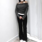 Folded Flare Pants - Image 7