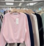 Fine Wool Basic Cardigan - Image 9