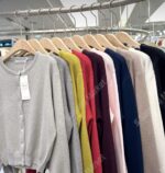 Fine Wool Basic Cardigan - Image 10