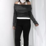 Halter Ruffle Off-shoulder Top - Image 17