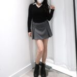 V-neck Polo Crop Tee - Image 6