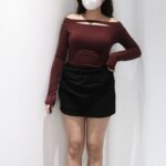 Lined Off-shoulder Top - Image 8