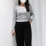 Flipped V-Knit Top - Image 6
