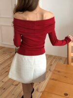 Off-shoulder Ribbon Top - Image 13