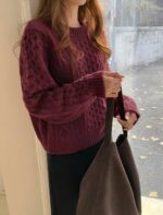 Overfit Cable Knit - Image 9