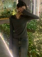 Patched Lace Polo Top - Image 5