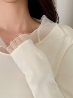 Patched Lace Polo Top - Image 14