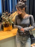 Patched Lace Polo Top - Image 21