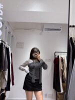 Asymmetric Choker Blouse - Image 18