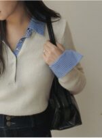 COMEBACK!! Layered Preppy Knit - Image 15