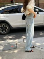 OUNCE Brush Wash Light Denim Pants - Image 5